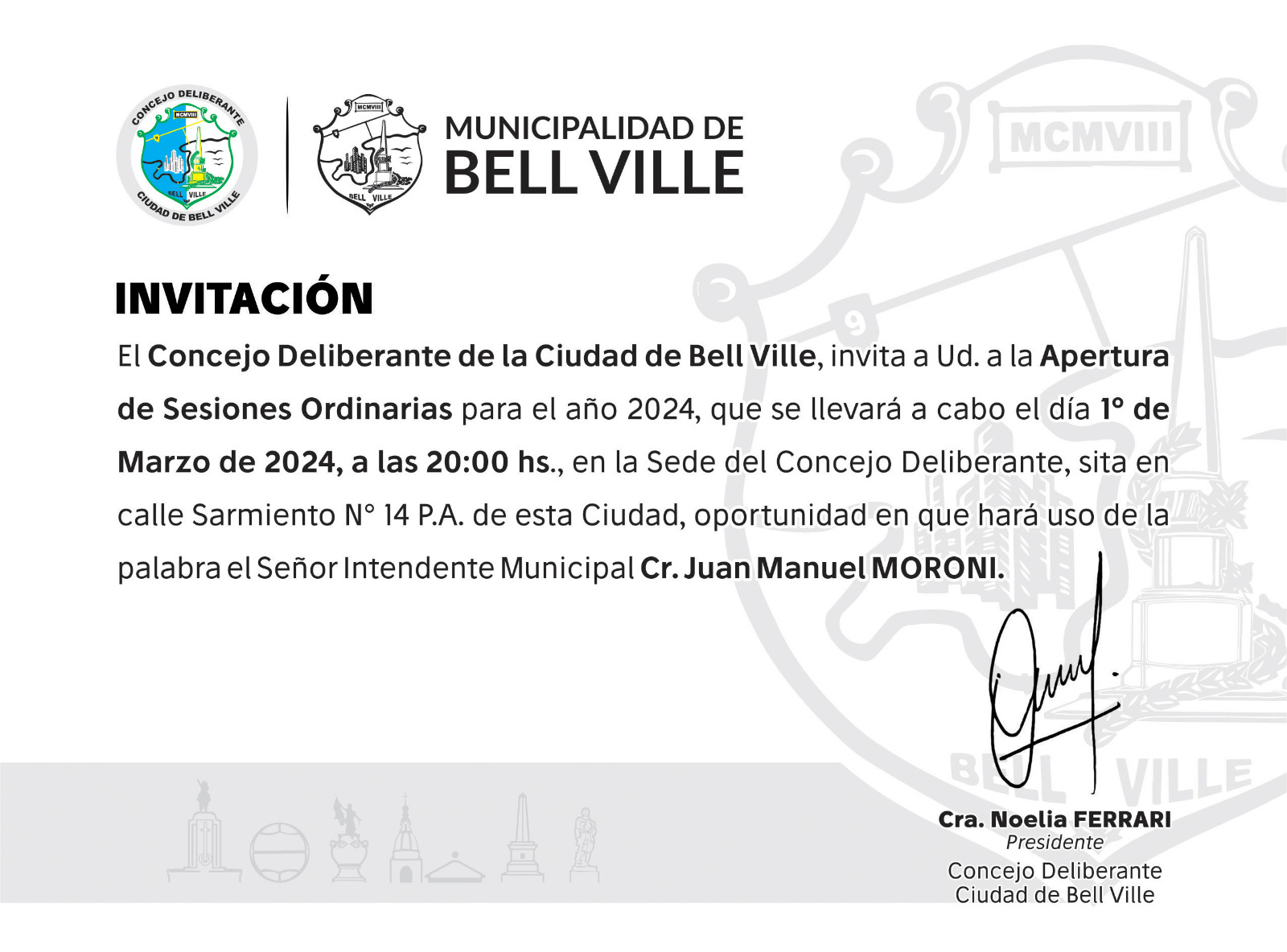 Apertura de Sesiones Ordinarias 2024